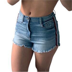 Rewash High Waisted Blue Denim Shorts